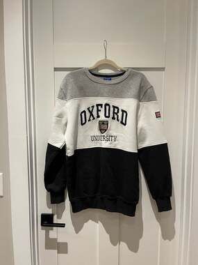 Oxford University Official Merchandise Colorblock Crewneck Sweatshirt Size L